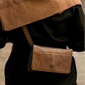 Moore and Giles Heirloom Oak Reclaimed Leather Hip Belt Bag Cross Body Tech